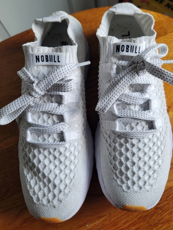 NOBULL Shoes - NOBULL Allday White Knit Sneakers